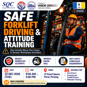 Penang Safe Forklift Driving & Attitude Training